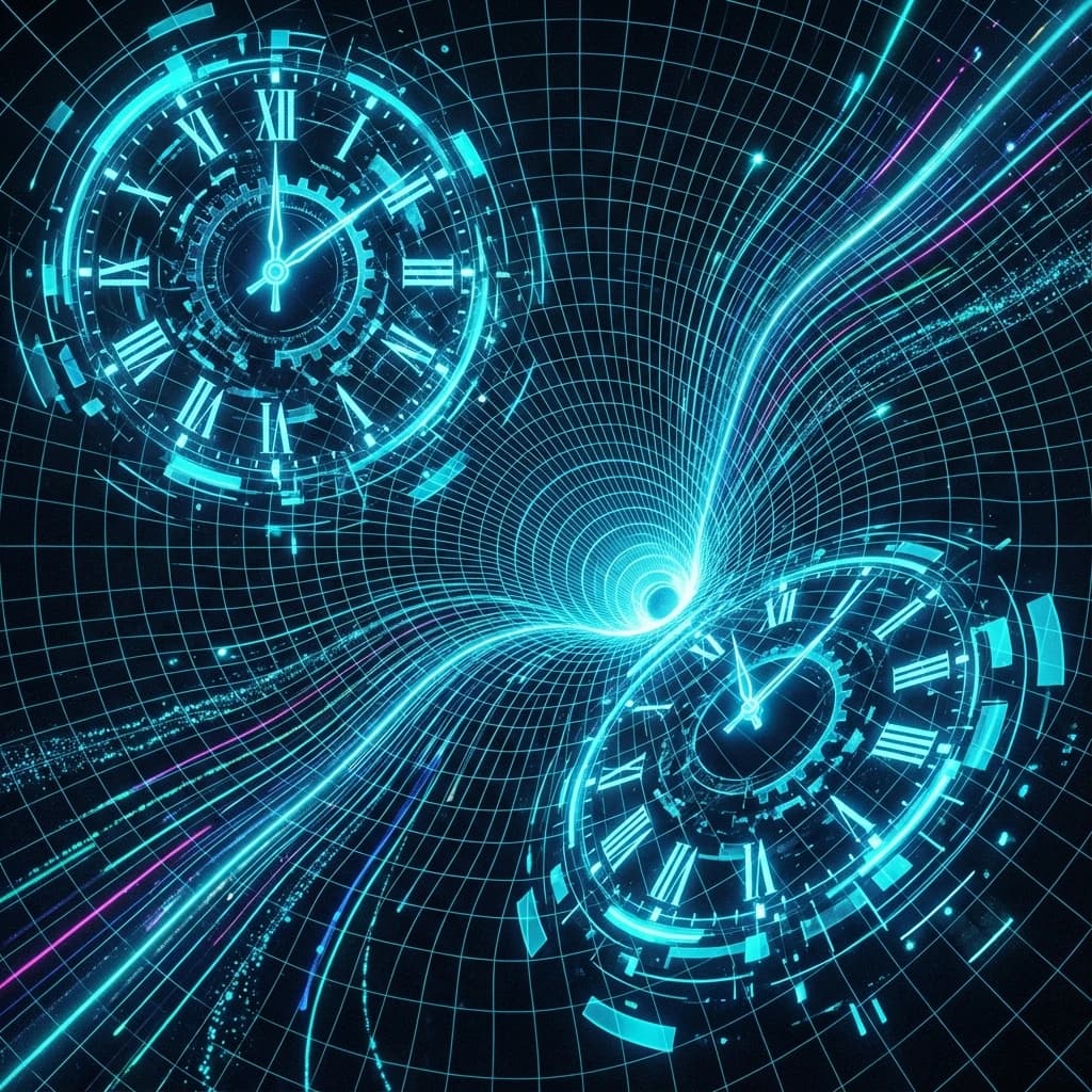 AI TIME WARP Background
